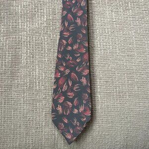 Vintage Pierre Balmain 100% Silk Necktie, Brushstroke – Hand Made in Italy